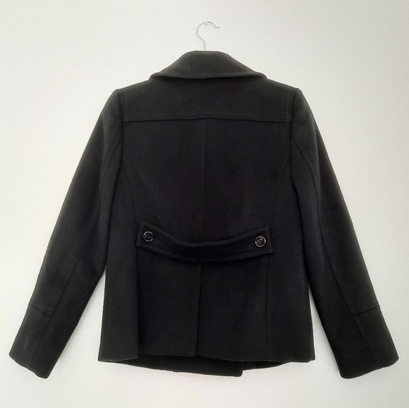 J. Crew Black Wool Peacoat by Nello Gori 6 - Picture 3 of 7